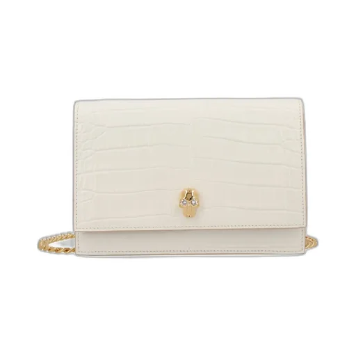 Alexander Mcqueen Small Skull Embossed Shoulder Bag