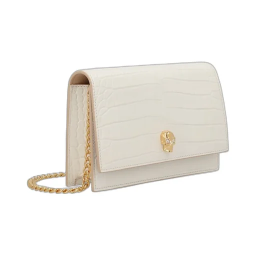 Alexander Mcqueen Small Skull Embossed Shoulder Bag