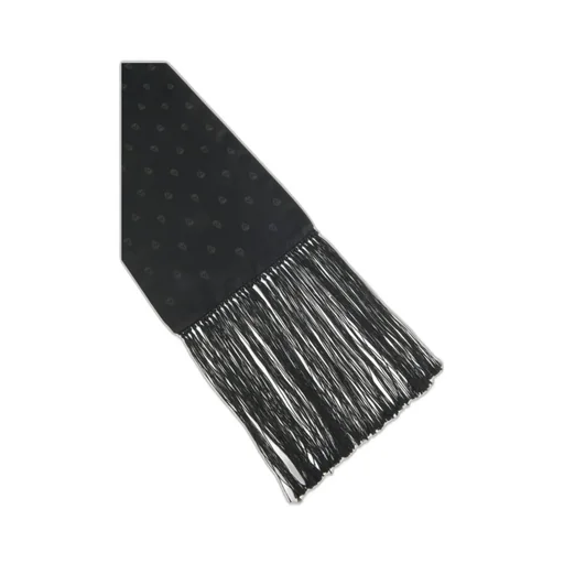 Alexander Mcqueen Skull Fringed-Edge Scarf