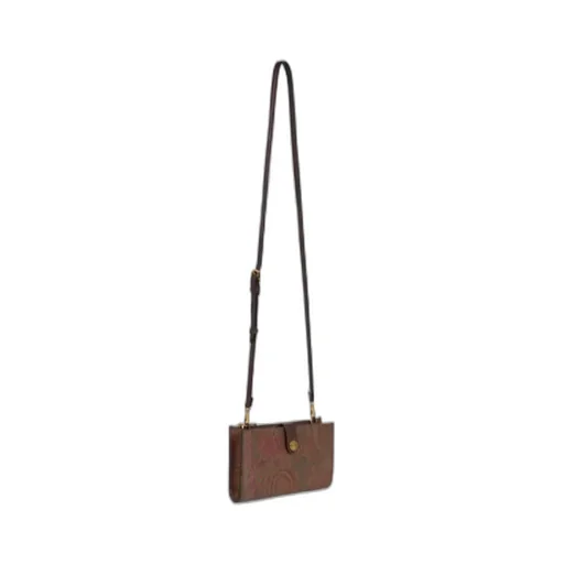Etro Essential Arnica Wallet With Shoulder Strap