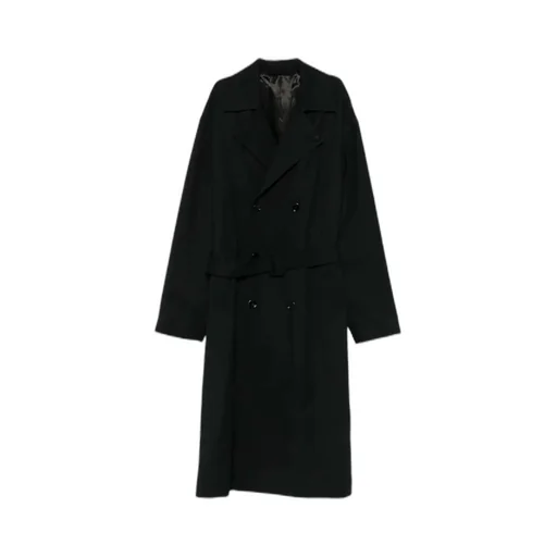 Belted Double-Breasted Coat