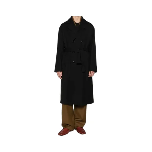Belted Double-Breasted Coat