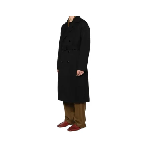 Belted Double-Breasted Coat