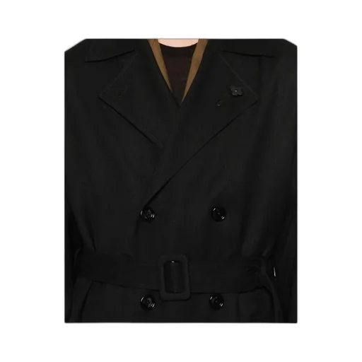 Belted Double-Breasted Coat