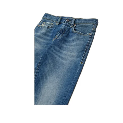 Diesel Kids Distressed Straight-Leg Jeans