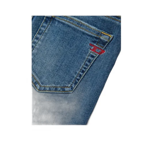 Diesel Kids Distressed Straight-Leg Jeans
