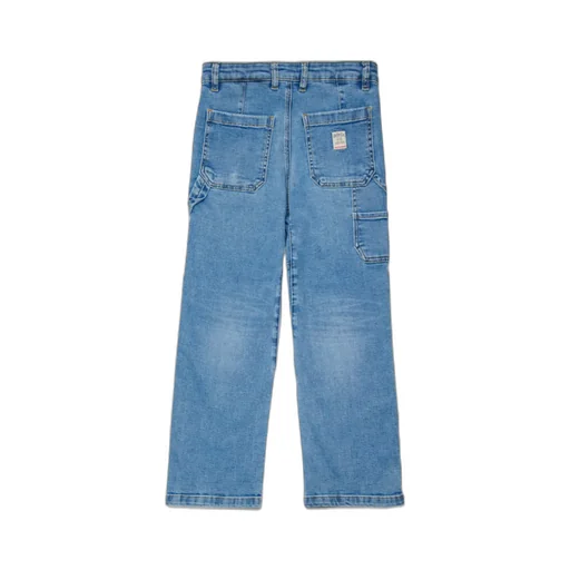 Diesel Kids Logo Patch Straight-Leg Jeans