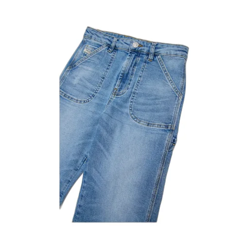Diesel Kids Logo Patch Straight-Leg Jeans