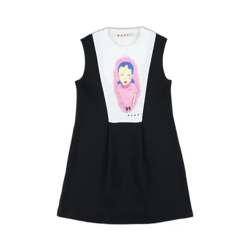 Marni Kids Graphic Printed Short-Sleeved Dress