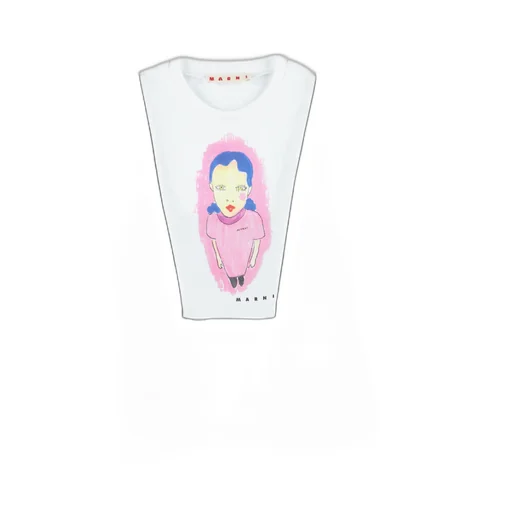 Marni Kids Graphic Printed Short-Sleeved Dress