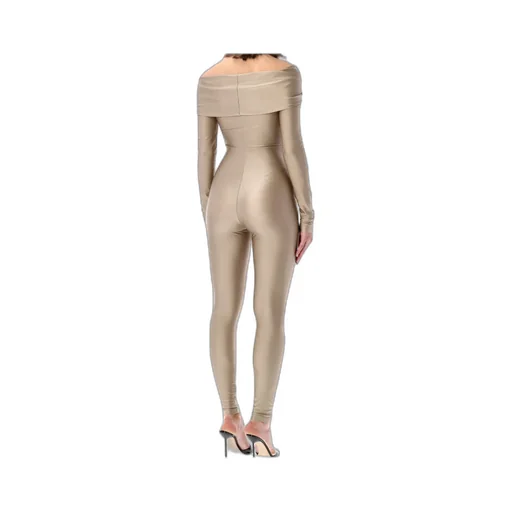 The Andamane Stretch Off-Shoulder Cut-Out Jumpsuit