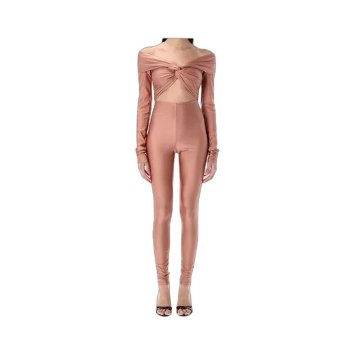 The Andamane Stretch Off-Shoulder Cut-Out Jumpsuit