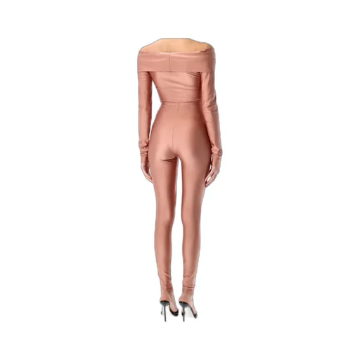The Andamane Stretch Off-Shoulder Cut-Out Jumpsuit