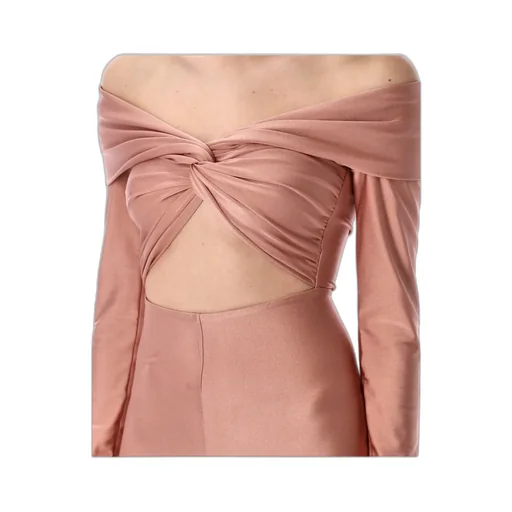 The Andamane Stretch Off-Shoulder Cut-Out Jumpsuit