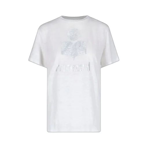 Isabel Marant ÉToile Zewel Logo Printed Crewneck T-Shirt