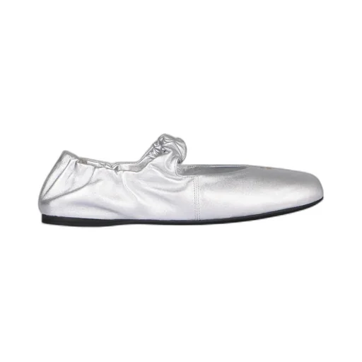 Miu Miu Logo-Detailed Ballet Flats