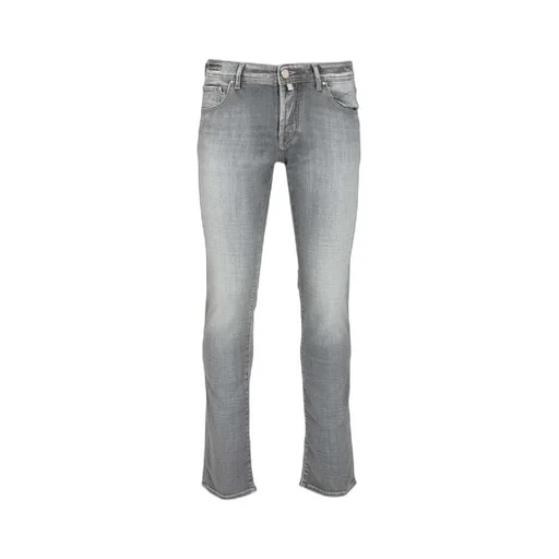 Jacob Cohen Logo Patch Slim Fit Jeans