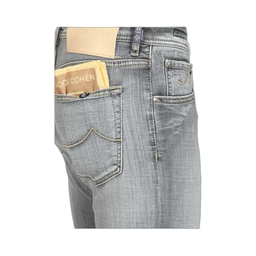 Jacob Cohen Logo Patch Slim Fit Jeans