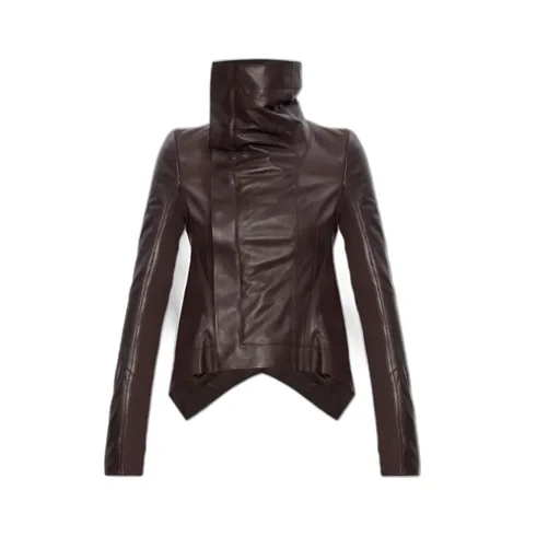 Rick Owens Naska Leather Biker Jacket
