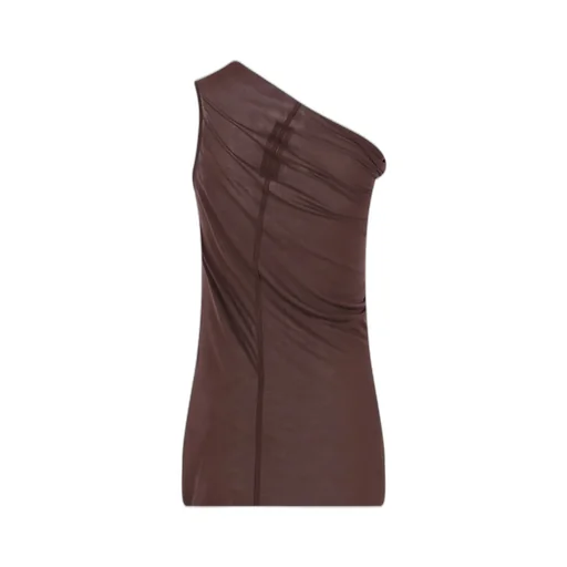 Rick Owens Athena Asymmetric Sleeveless Top