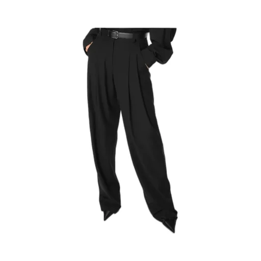 Gelso Pleated Trousers - Black