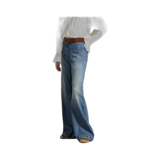 Patch-Pocket Wide-Leg Trousers