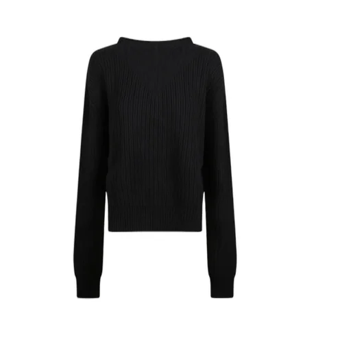 Rick Owens Long Sleeve Ribbed Knit Jumper
