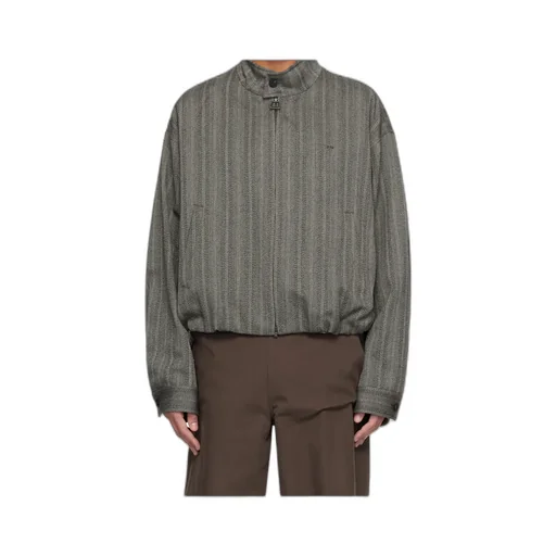 Zippered Long-Sleeved Casual Jacket