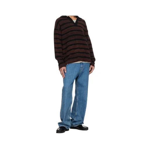 Striped Long-Sleeved Sweater