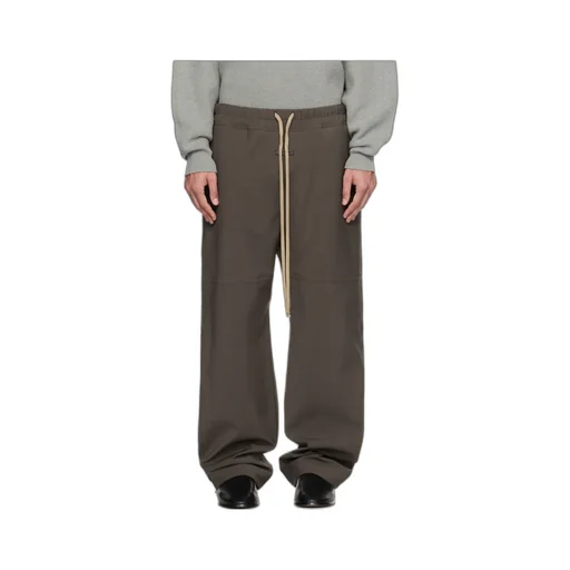 Split-Knee Wide-Leg Pants