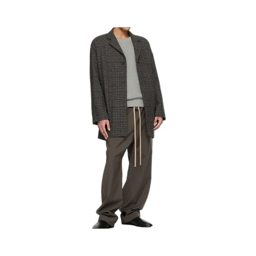Split-Knee Wide-Leg Pants