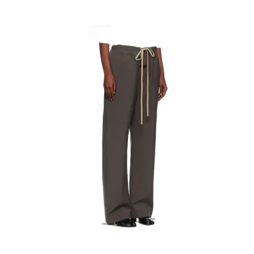 Split-Knee Wide-Leg Pants