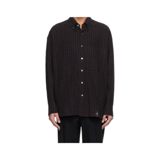 Plaid Long-Sleeved Shirt