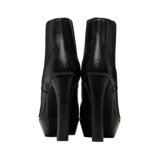 Pointed Toe Platform High Heel Ankle Boots