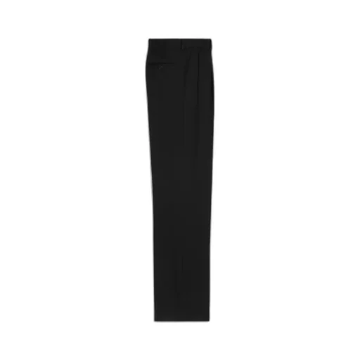 Jazz Trousers In Diagonal Wool