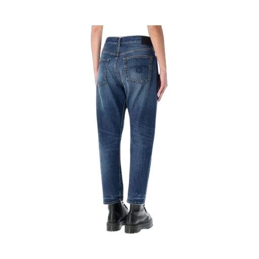 R13 Crossover Cropped Jeans