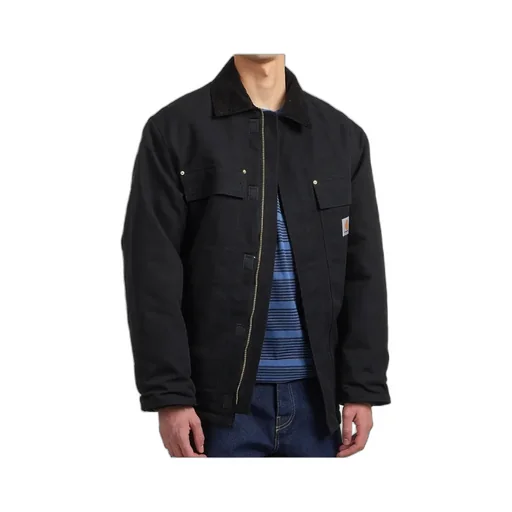 Long-Sleeved Collared Jacket