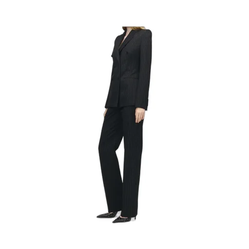 Alexander Mcqueen Pinstriped Tailored Trousers