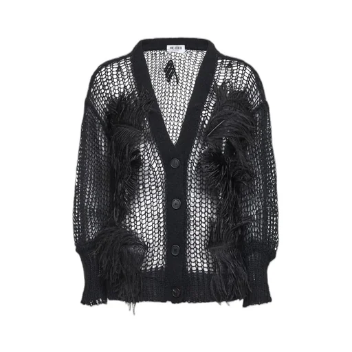 The Attico Cut-Out Knitted Cardigan
