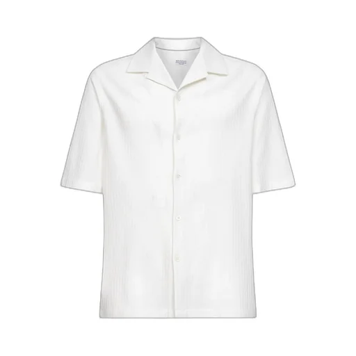 Brunello Cucinelli Striped Straight Shirt