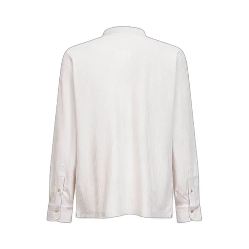 Brunello Cucinelli Stand Collar Striped Shirt