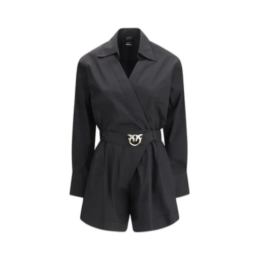 Pinko V-Neck Belted Playsuit