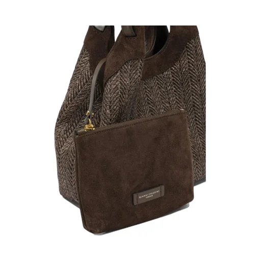Gianni Chiarini Herringbone Shoulder Bag