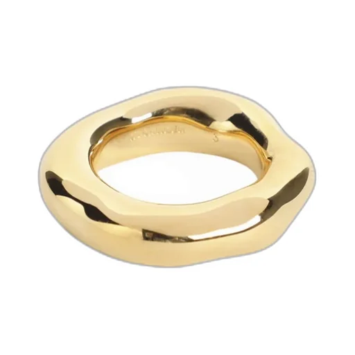 Jil Sander Logo Engraved Ring