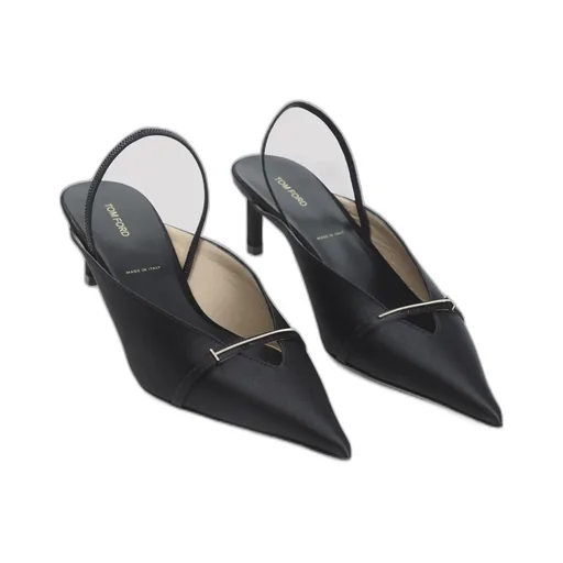 Pointed-Toe High-Heeled Sandals