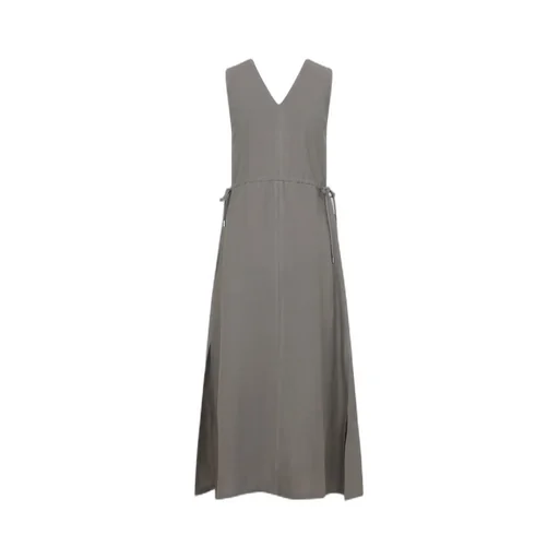 V-Neck Midi Dress