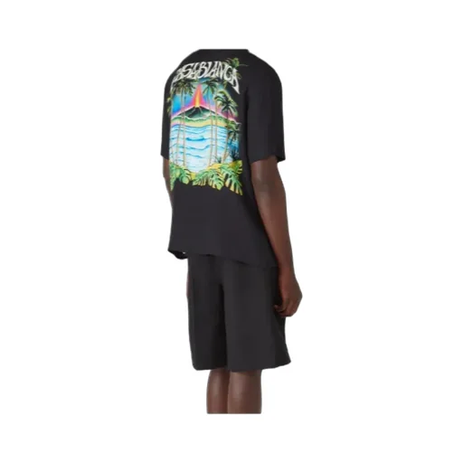 Casablanca Short-Sleeved Straight-Hem Shirt
