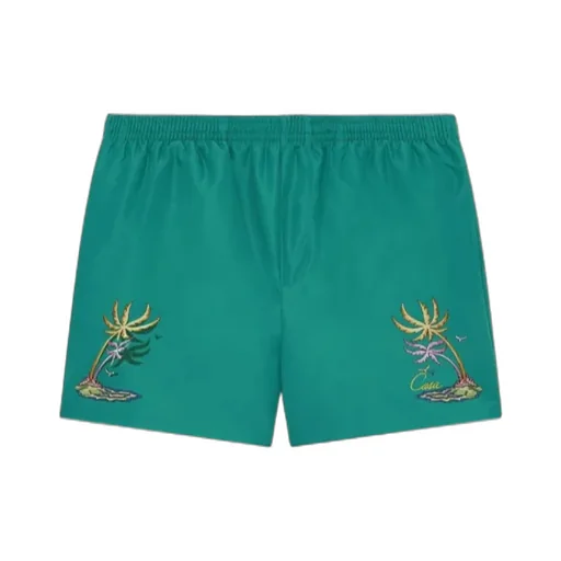 Casablanca Casa Embroidery Swim Shorts