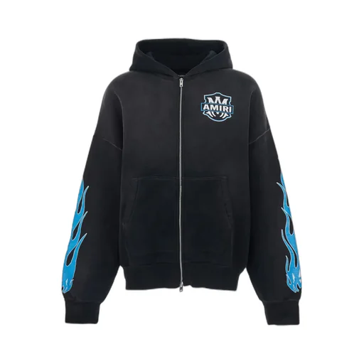 Amiri Ma Flames Zip Hoodie