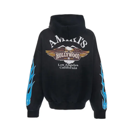 Amiri Ma Flames Zip Hoodie